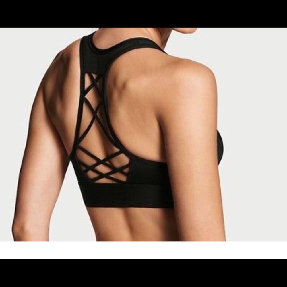 Victoria’s Secret strappy sports bra Large NWT